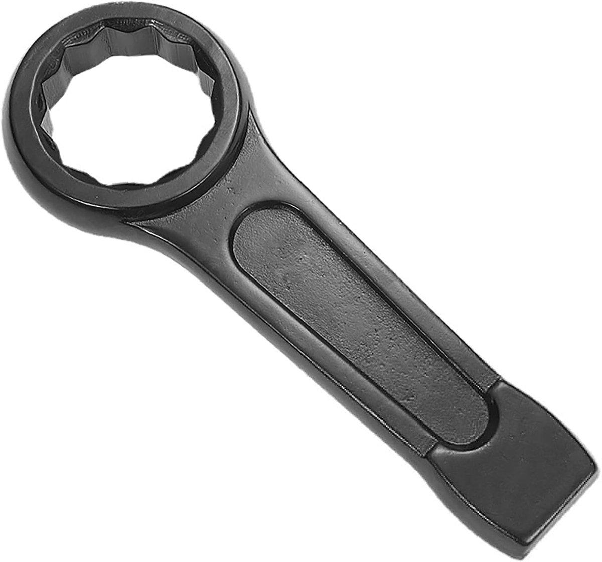 Ring Spanner 24-55mm Doos Einde Moersleutel Metrisch Enkele Ring Platte Spanner Slogging Moersleutel Trein Buis Extension Tool Auto Sleutel