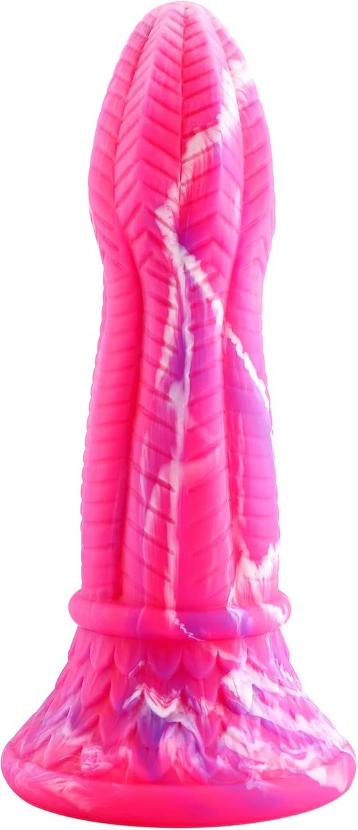 Dildo 26 cm - Fantasy met zuignap - Extra stimulatie - Handsfree gebruik - SnelShoppen