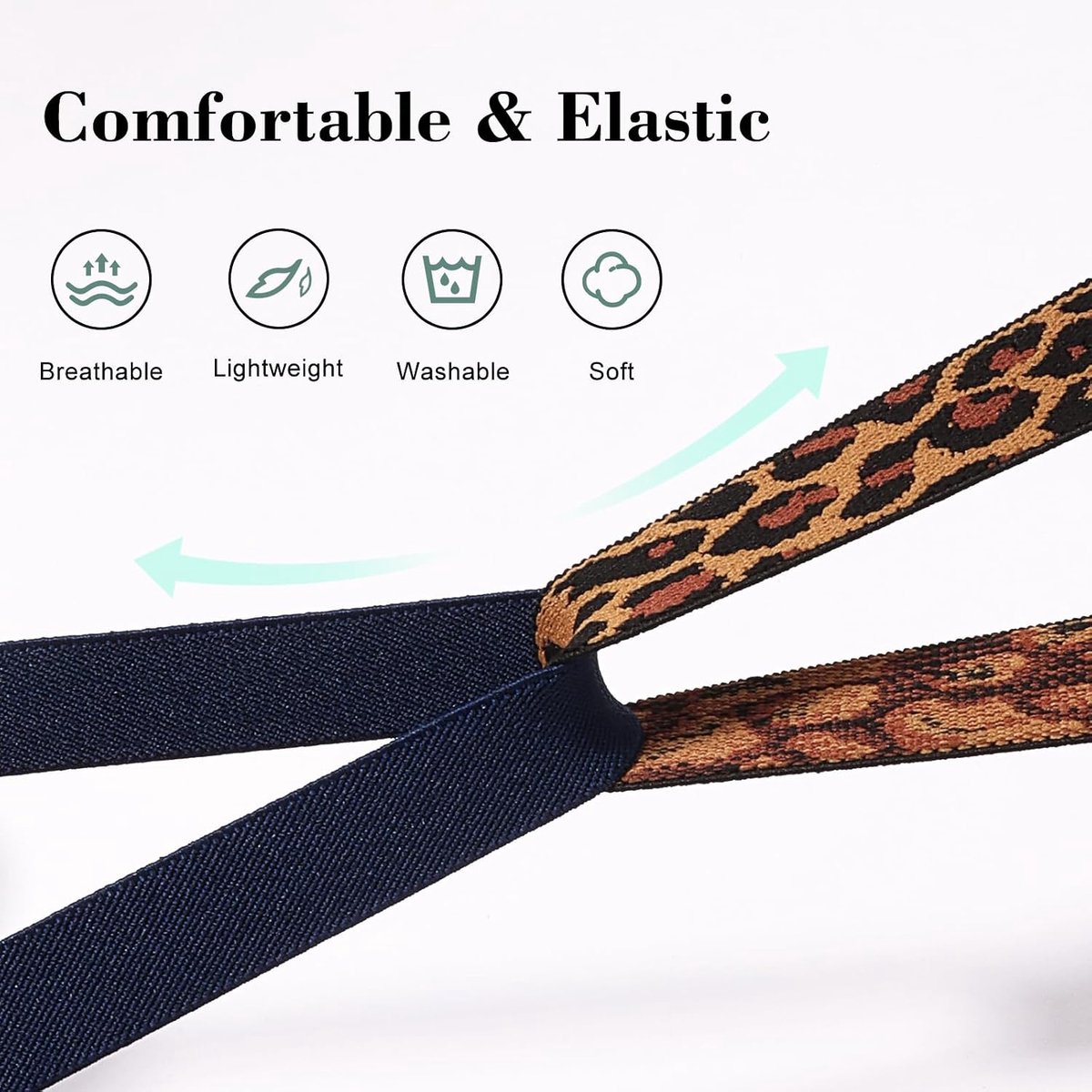 Stretcharmband 18 20 22mm - Rekbare band - Geschikt voor Garmin horloge - Comfortabel in gebruik - SnelShoppen