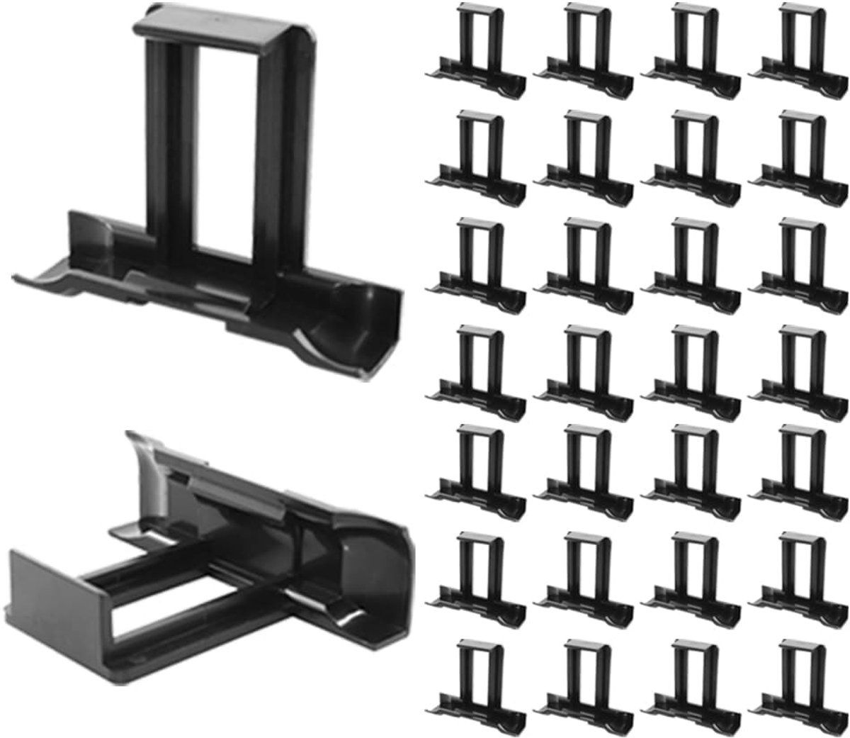 Waterafvoer clips 35mm - Voor zonnepanelen - Automatische vuilverwijdering - Set van 28 stuks - SnelShoppen