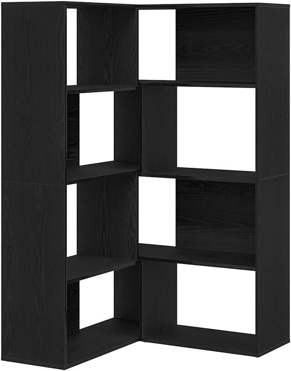 Kledingkast - Opbergkast - Orde Houden - Flexibele Opbouw - 85 x 85 x 140 cm - Zwart eiken-look