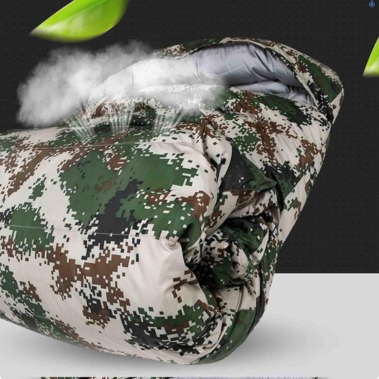 Winter Slaapzak - Compacte Slaapzak - Kamperen en Wandelen - Vier Seizoenen Geschikt - 800g Gewicht - Lavendel — afbeelding 2