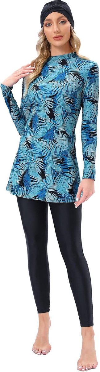 Badpak Vrouwen Semi Moslim Shorts Badmode Surfen Pak Burkini