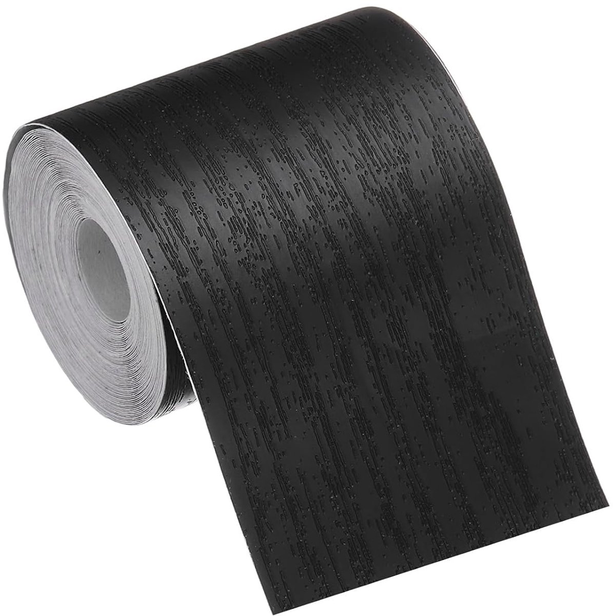 Houtnerf reparatietape, 5 cm x 5 m, zelfklevende houtnerfband, veelzijdige behangstrip voor meubels, vloeren, ramen, tafels, thuis, zwart