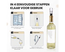 Wijnkoeler Stick – 4-in-1 Wijnkoeler Staaf