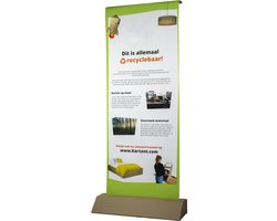 Kartonnen roll-up banner - Alleen frame - 200 x 74 cm - Kartent
