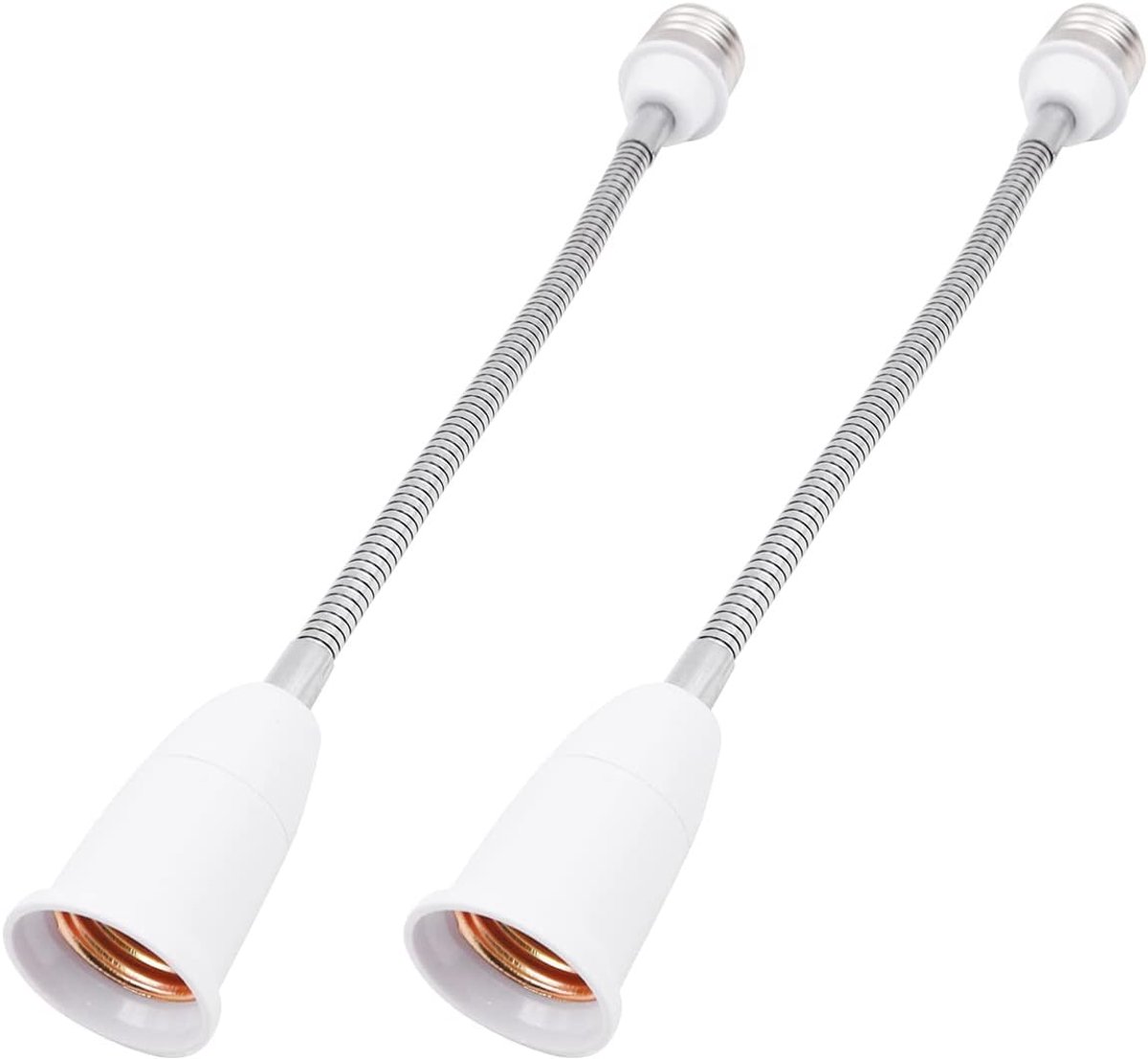 E27 Lampvoet Flexibele Gooseneck Adapter - 11 inch verlengstuk - verstelbare lichtbundel - SnelShoppen
