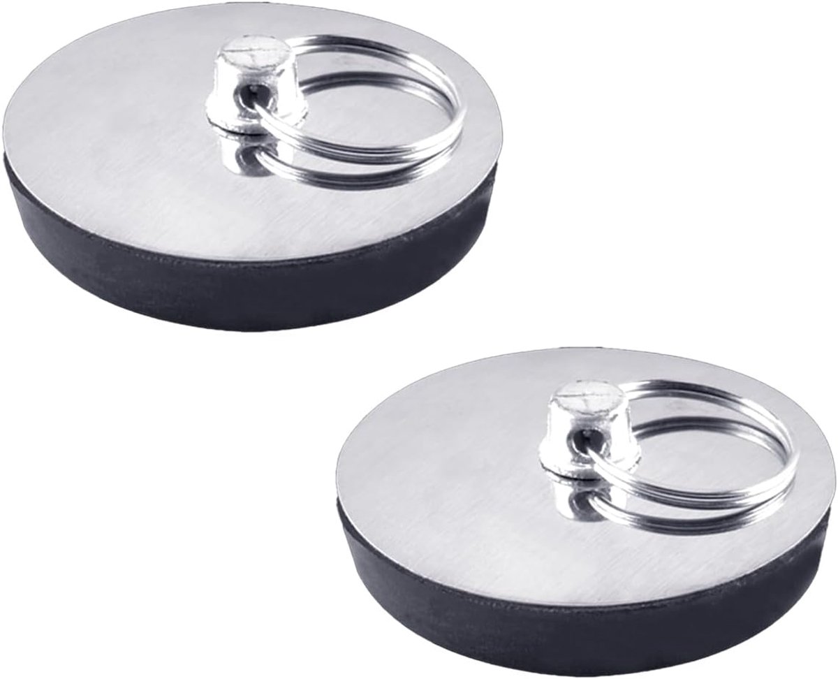 Badstop 40mm - RVS Drain Plug - Geschikt voor Bad en Wastafel - Voorkomt Waterverlies - SnelShoppen