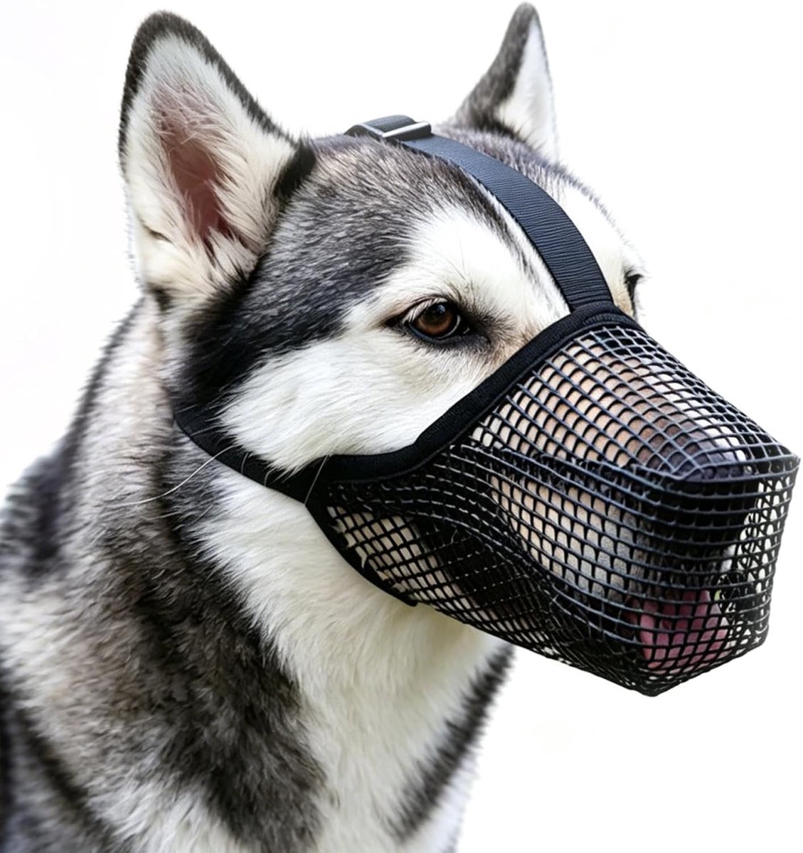 Muilkorf voor honden grote maat - zachte mesh - comfortabel en lichtgewicht - SnelShoppen