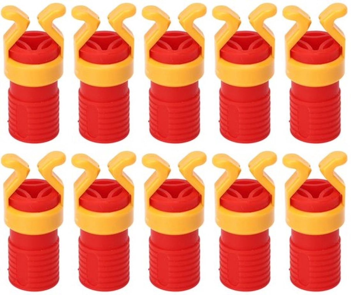 10 stuks Schroefhouders Klem ABS Universeel Anti-veroudering Schroefbevestigingshuls Voor Riet Houtbewerking Gereedschap, Handige Set Inclusief Schroefhouders Klem