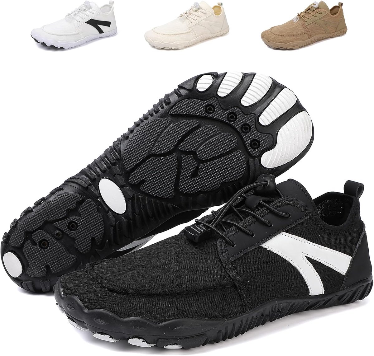 SnelShoppen - Waterschoenen Dames Heren Badschoenen Ademend Antislip Sneldrogende Strandschoenen voor Zomer Gym Zwemmen Snorkelen Surfen