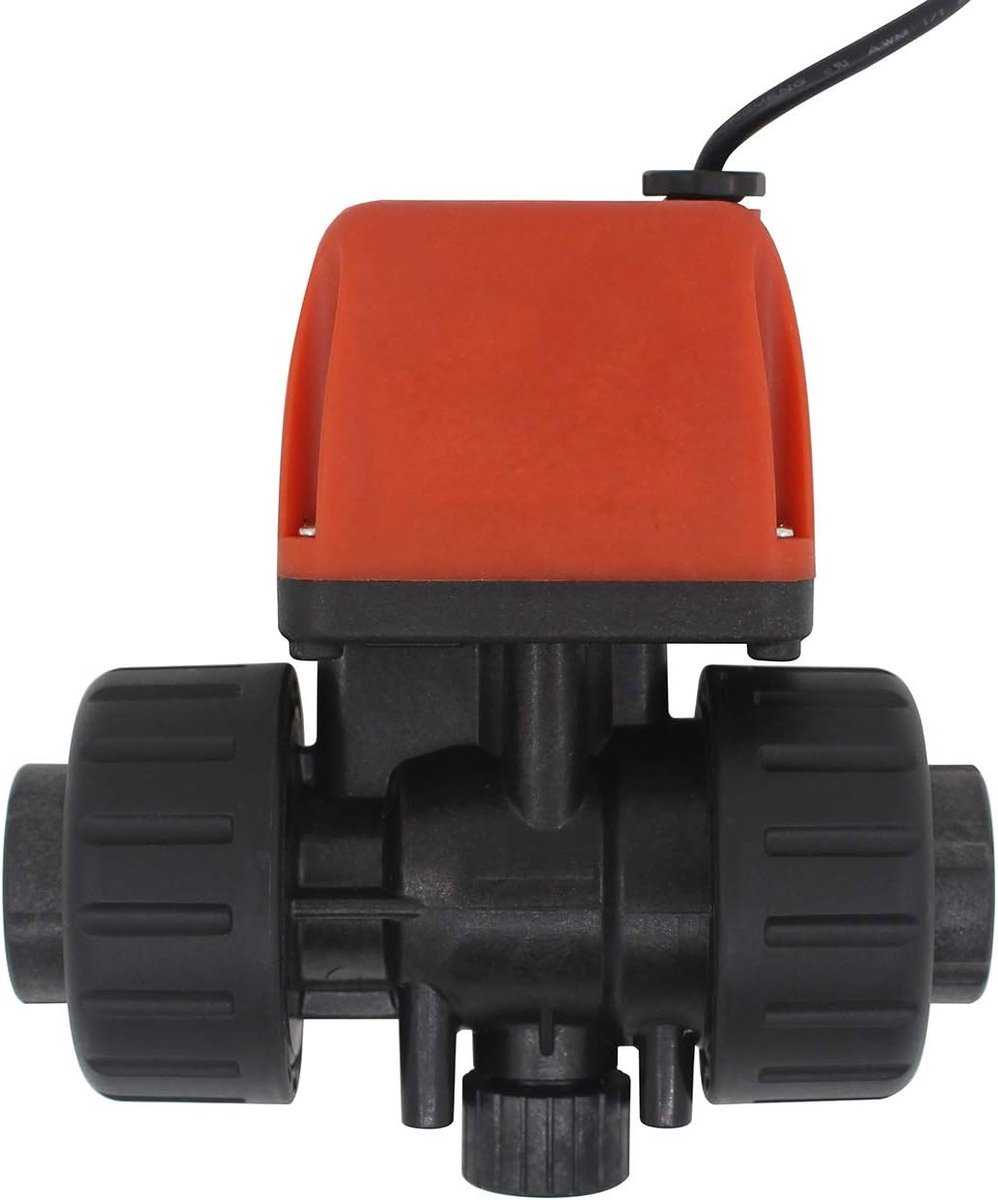 PVC kogelkranen 1/2 inch - elektrisch - DC 24V - ideaal voor motor toepassingen - ShopVlot