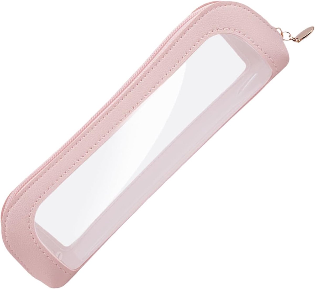 Make-up tas klein - PU leren make-up borstel etui - waterdicht en transparant - ideaal voor make-up artiesten - ShopVlot