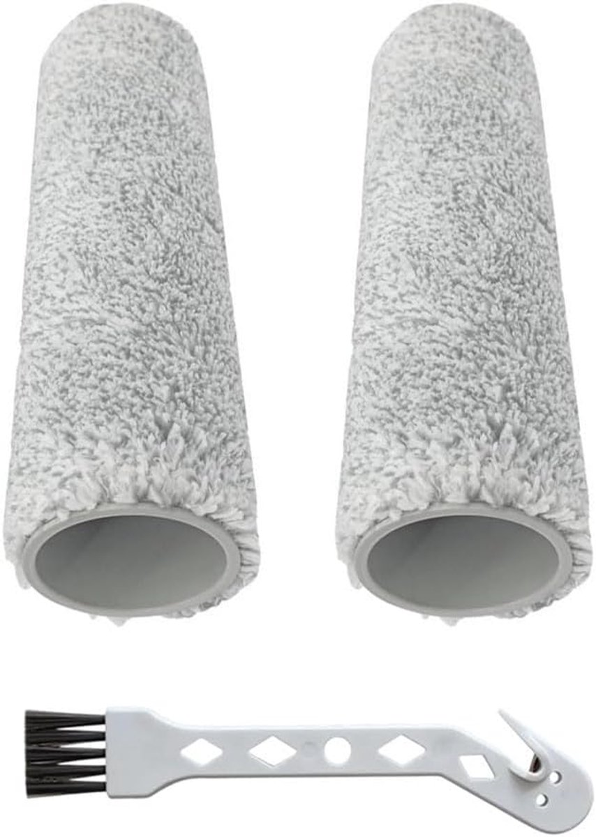 Vervangende rolwissers voor Ecovacs - microvezel - wasbaar - optimale reiniging voor X12 - ShopVlot