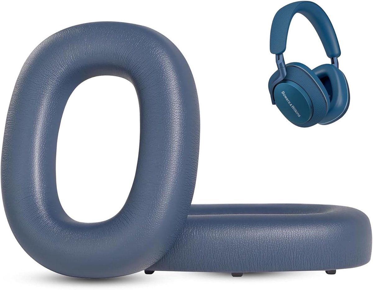 Vervangende oorkussens voor Bowers & Wilkins PX8/PX7 S2 - Kunstleer/Geheugenfoam - Comfortabel en geluiddicht - ShopVlot