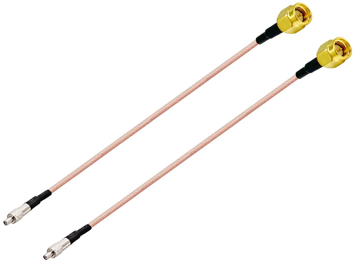 Mobiel antenne verlengkabel 15cm - SMA male naar TS9 female - RF coaxiaal - Verbind je 4G router eenvoudig - ShopVlot