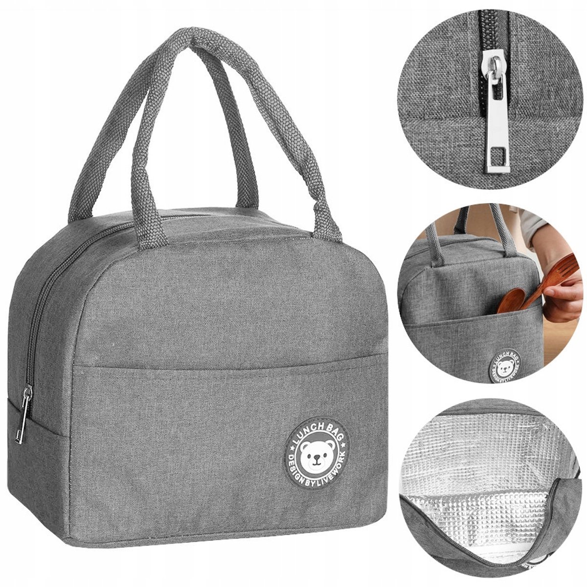 Grote Thermos Lunchtas - Ideaal voor Strand, Picknick & Reizen