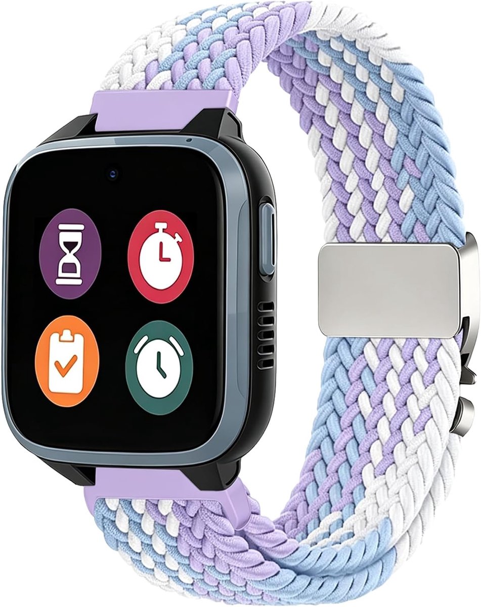 Woven nylon horlogeband 16mm - voor XPLORA X5/X5 Play/XGO 2/XGO 3 - sterk en comfortabel - ideaal voor kinderen - ShopVlot
