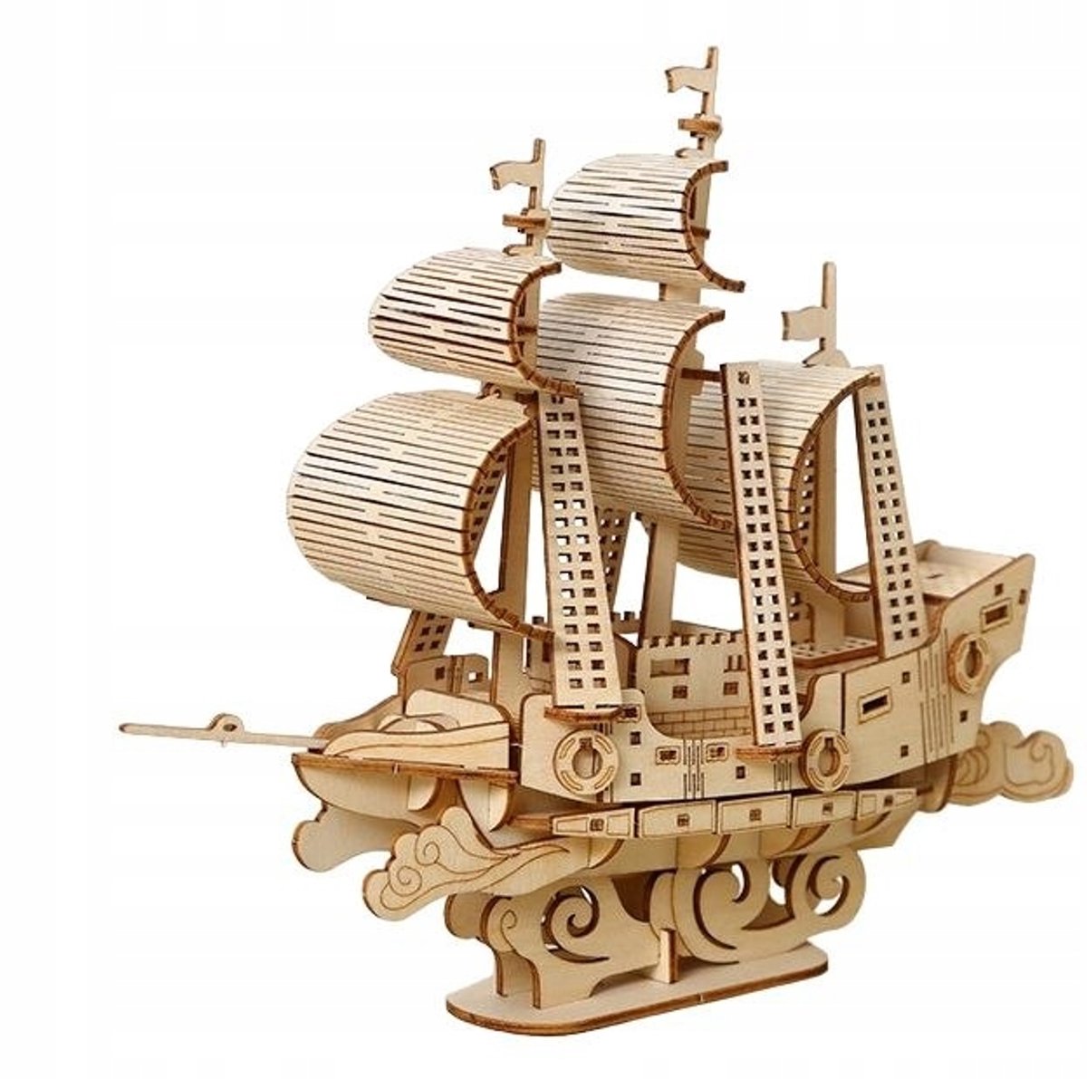 Houten 3D-puzzel - Modelbouwset voor zeilboten 7+