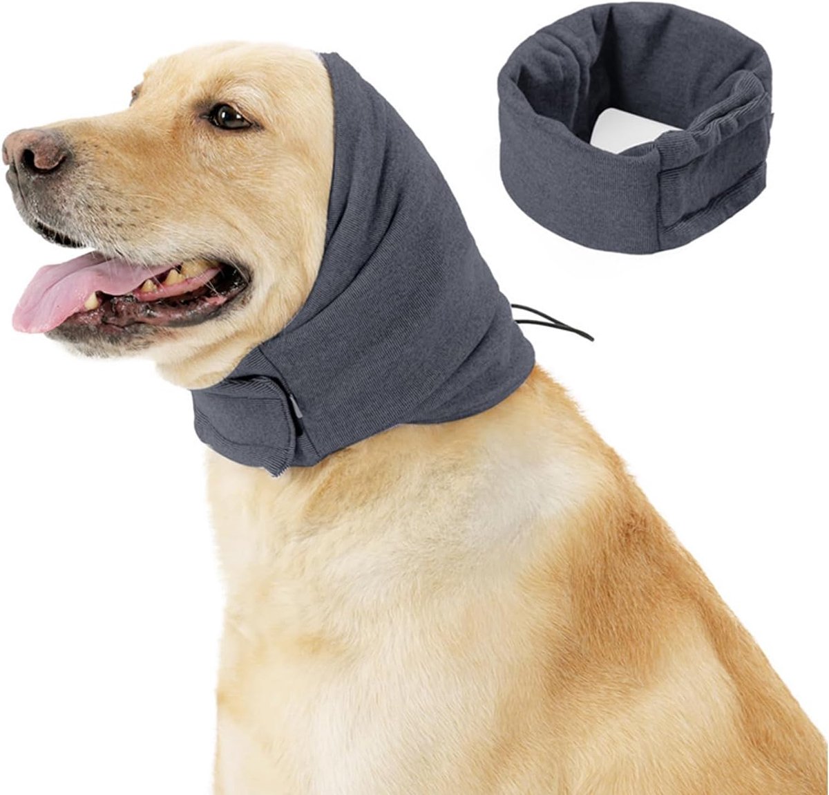 Hond oorbeschermers voor angstverlichting - verstelbaar en ademend - wasbaar en herbruikbaar - ideaal bij vuurwerk - ShopVlot