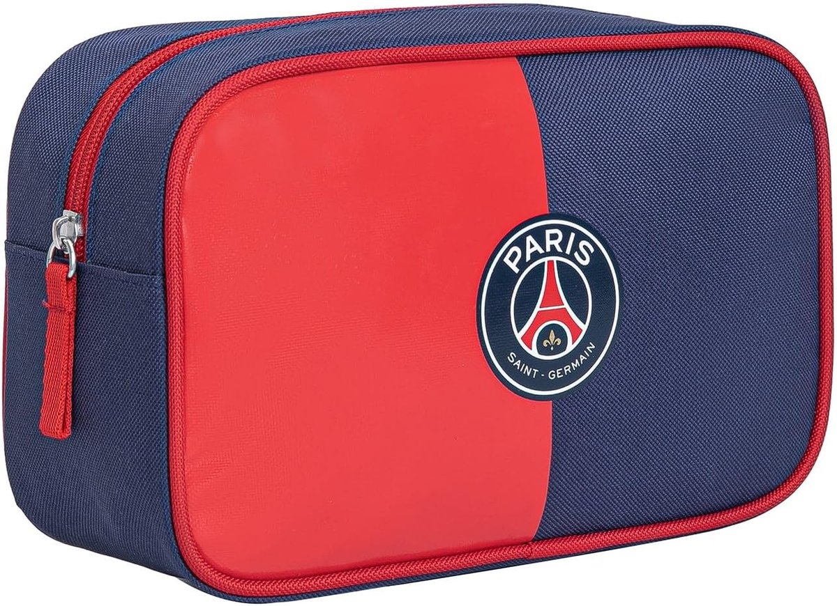 Toilettas 25x14x10 cm - polyester - officiële PSG collectie - ideaal voor onderweg - ShopVlot
