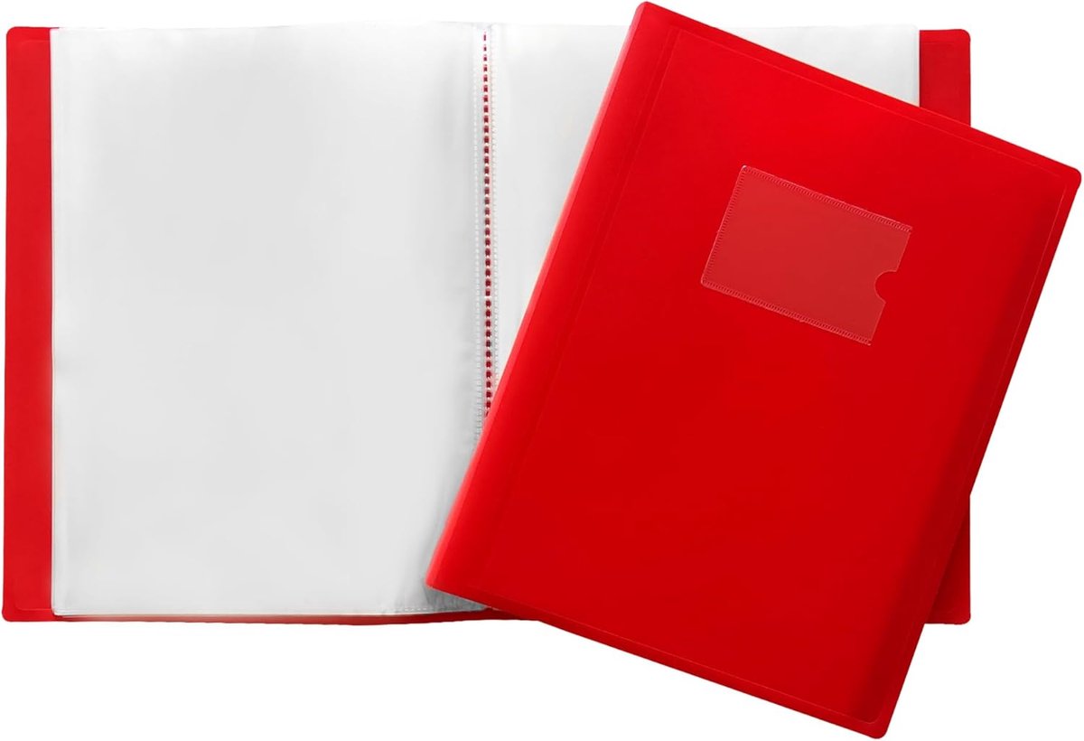 Displaymap A4 100 pockets - Flexibele cover - Zuurvrij - Perfect voor presentaties - ShopVlot
