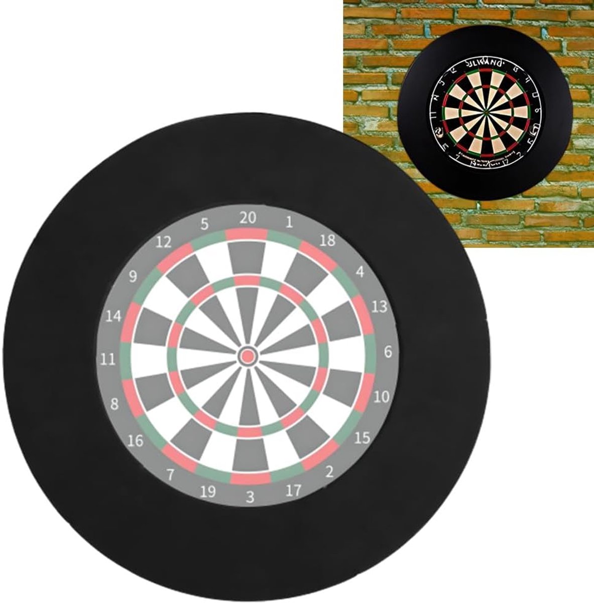 Dartbord Surround Beschermring - EVA Wandbescherming - Eenvoudige Montage - Beschermt tegen Wandbeschadiging - ShopVlot