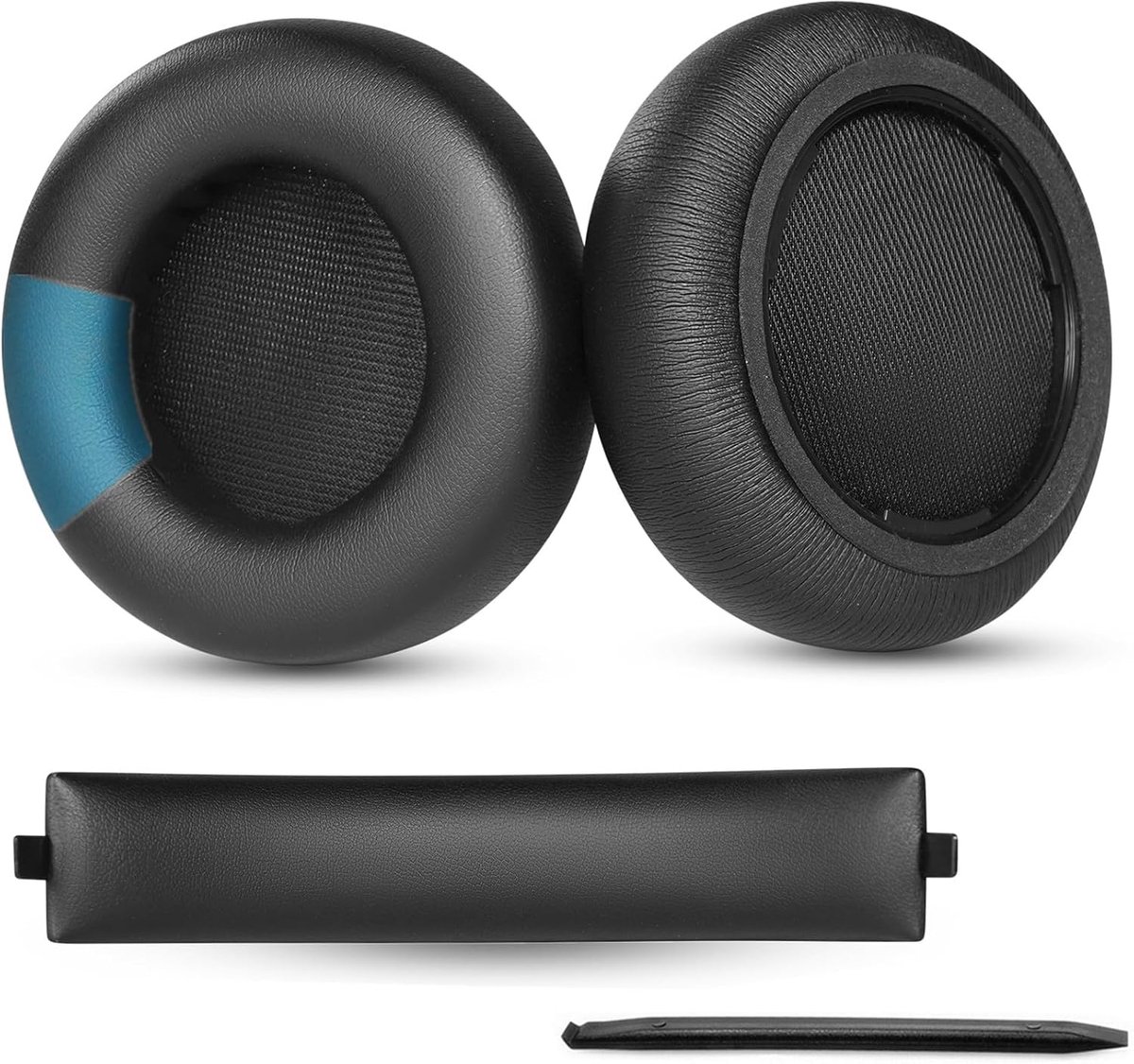 Oorkussens vervangend voor Beyerdynamic MMX100 MMX150 MMX200 - Kunstleer - Verbeterde geluidskwaliteit - ShopVlot