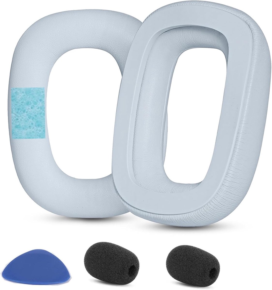 Vervangende oorkussens voor headset - compatibel met Logitech Astro A30 - protein leer - ShopVlot