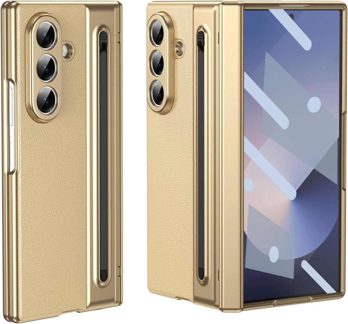Hoes voor Samsung Galaxy Z Fold 8 - ultradunne matte PC - 360° bescherming - professioneel uiterlijk - ShopVlot