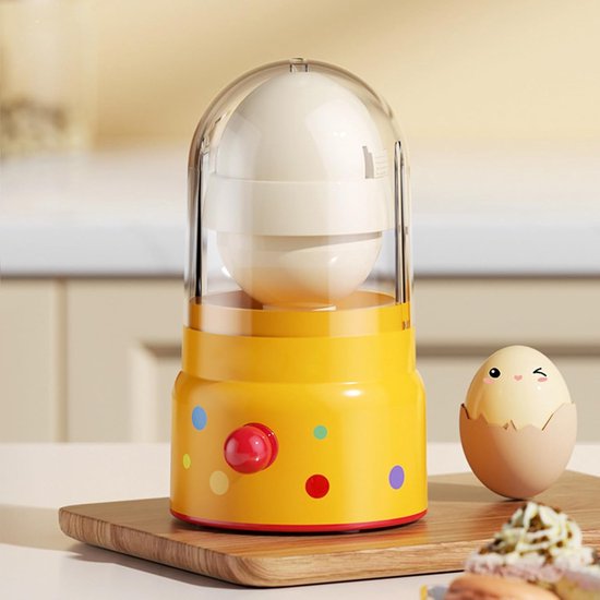 Eiermixer Spinner - Gouden Ei Maker - Snel Eieren Mengen - Easy-Pull Mechanisme - 61 x 315 inch - Geel — afbeelding 3