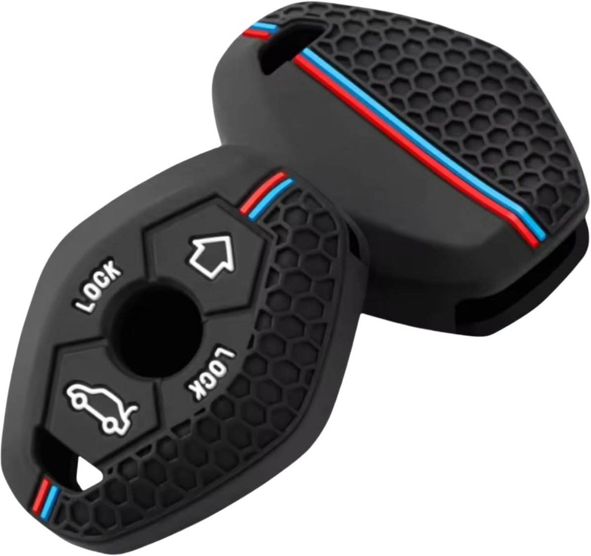 Hoes voor autosleutels in twee kleuren, geschikt voor BMW X3 X5 Z3 Z4 3 5 7 serie E38 E39 E46 E83 M5 325i, accessoires voor sleutelbehuizing