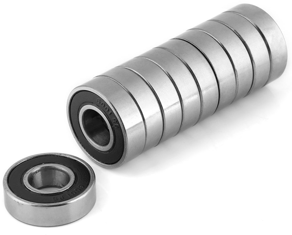 Lagers 6001-2RS met rubberen afdichting (12 x 28 x 8 mm)
