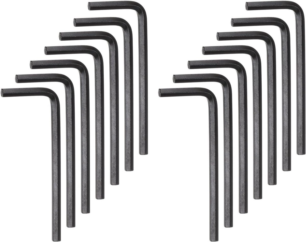 30 stuks zeskantige sleutel moersleutel 4 mm metrisch CR-V L gevormd zeshoekige kop reparatie gereedschap