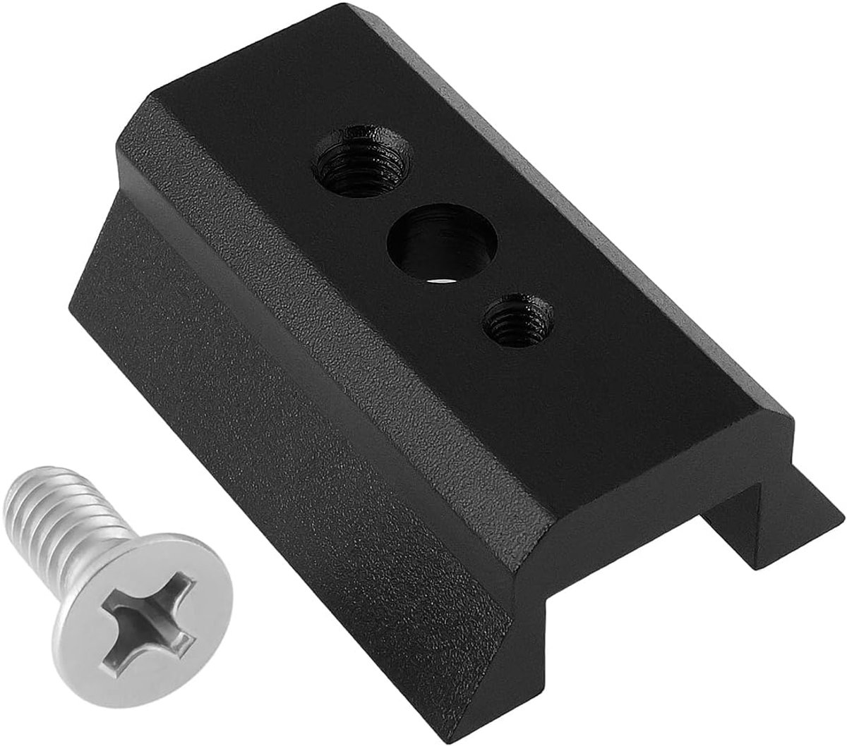 45mm Telescoop Zwaluwstaart Plaat met Schroef 45x31x16mm Geschikt voor Telescoop (zwart)