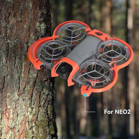 3-in-1 anti-botsing bescherming guard set voor DJI Neo 2 accessoires, propeller guard protector + landingsgestel + gimbal bumper guard voor DJI Neo 2 drone accessoires (zwart) — afbeelding 2