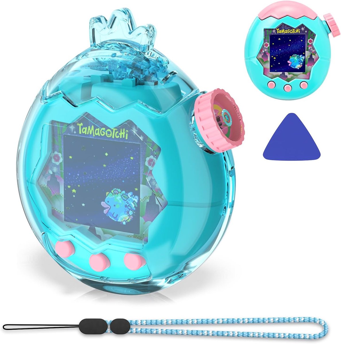PC bescherming set voor Tamagotchi Paradise - transparante hoes - schokbestendig materiaal - ShopVlot