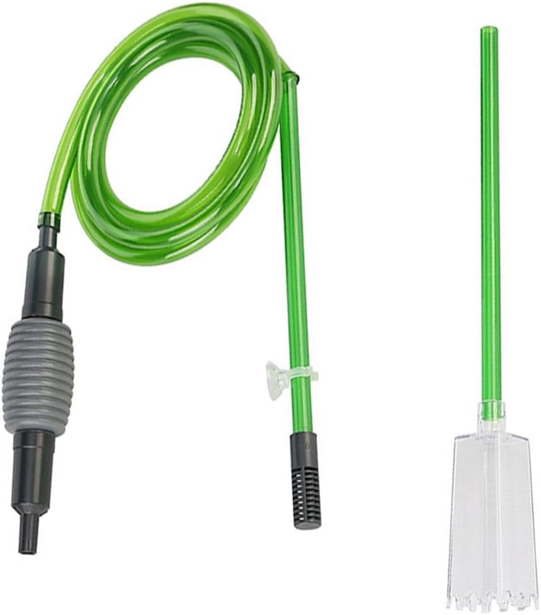 Aquarium Reinigingsset 10-100 liter - Hevelpomp 180 cm - Hoogwaardig PVC - Voor waterverversing en vuilopzuigen - ShopVlot