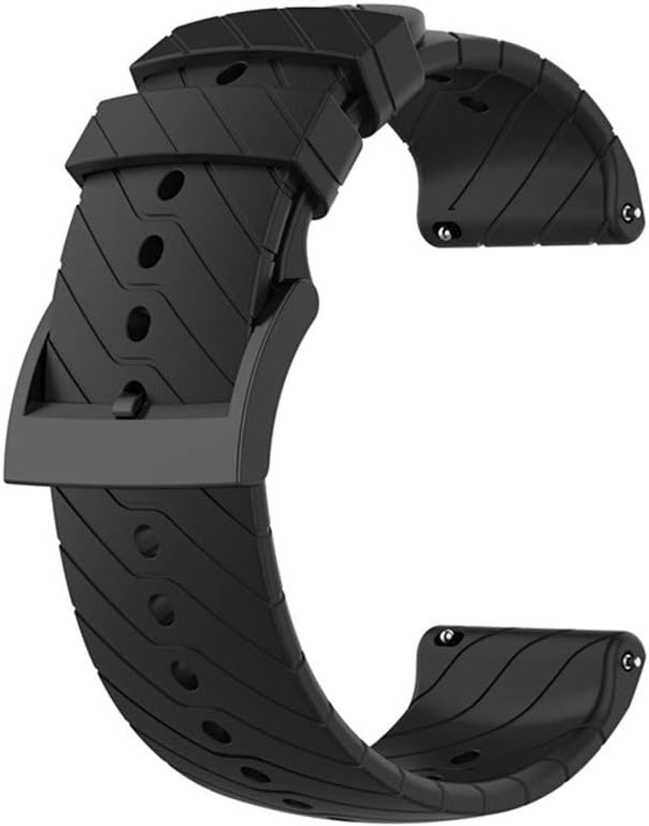 Vervangende Horlogeband 24mm - Siliconen Armband - Comfortabel en Veilig - ShopVlot