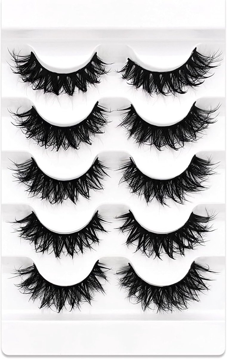 Valse Wimpers 20 mm - D-Curl Cat-Eye - Spiky Anime Stijl - Perfect voor Cosplay - ShopVlot