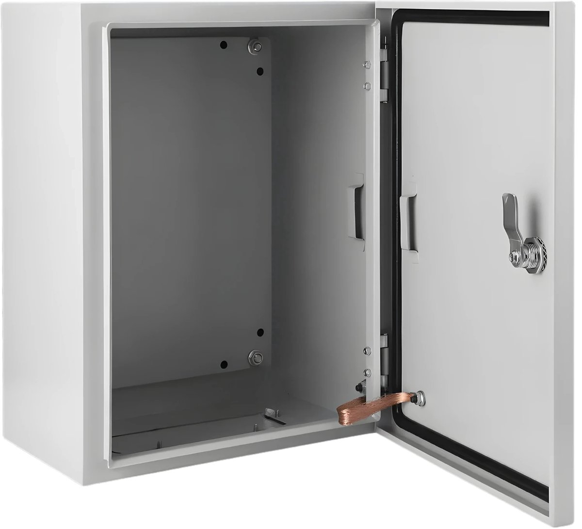 Elektrische Aansluitdoos IP66 40x30x20 cm - Waterdichte Stalen Behuizing met Slot - Voor Buitenmontage