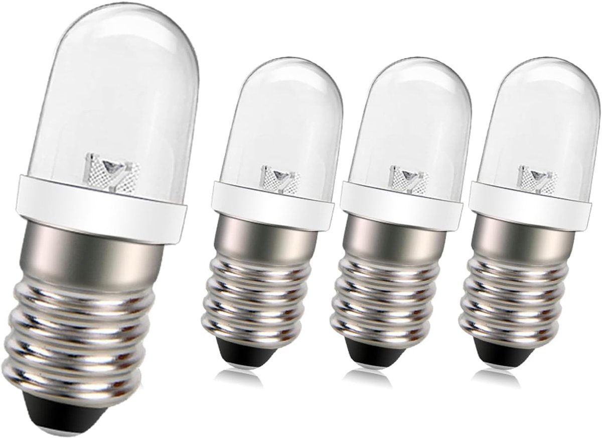LED lichtbulb E10 - warm wit - 220V/230V - energiezuinig - eenvoudig te installeren - ShopVlot