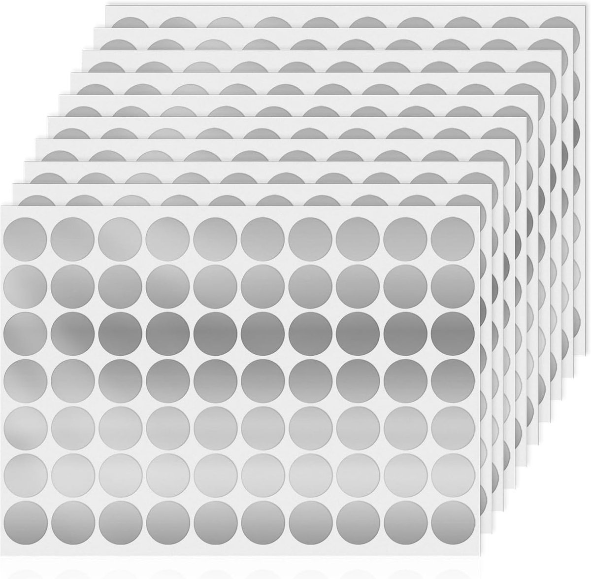Ronde etiketten 25 mm - zelfklevend vinyl - waterproof en scheurbestendig - ideaal voor kantoor - ShopVlot
