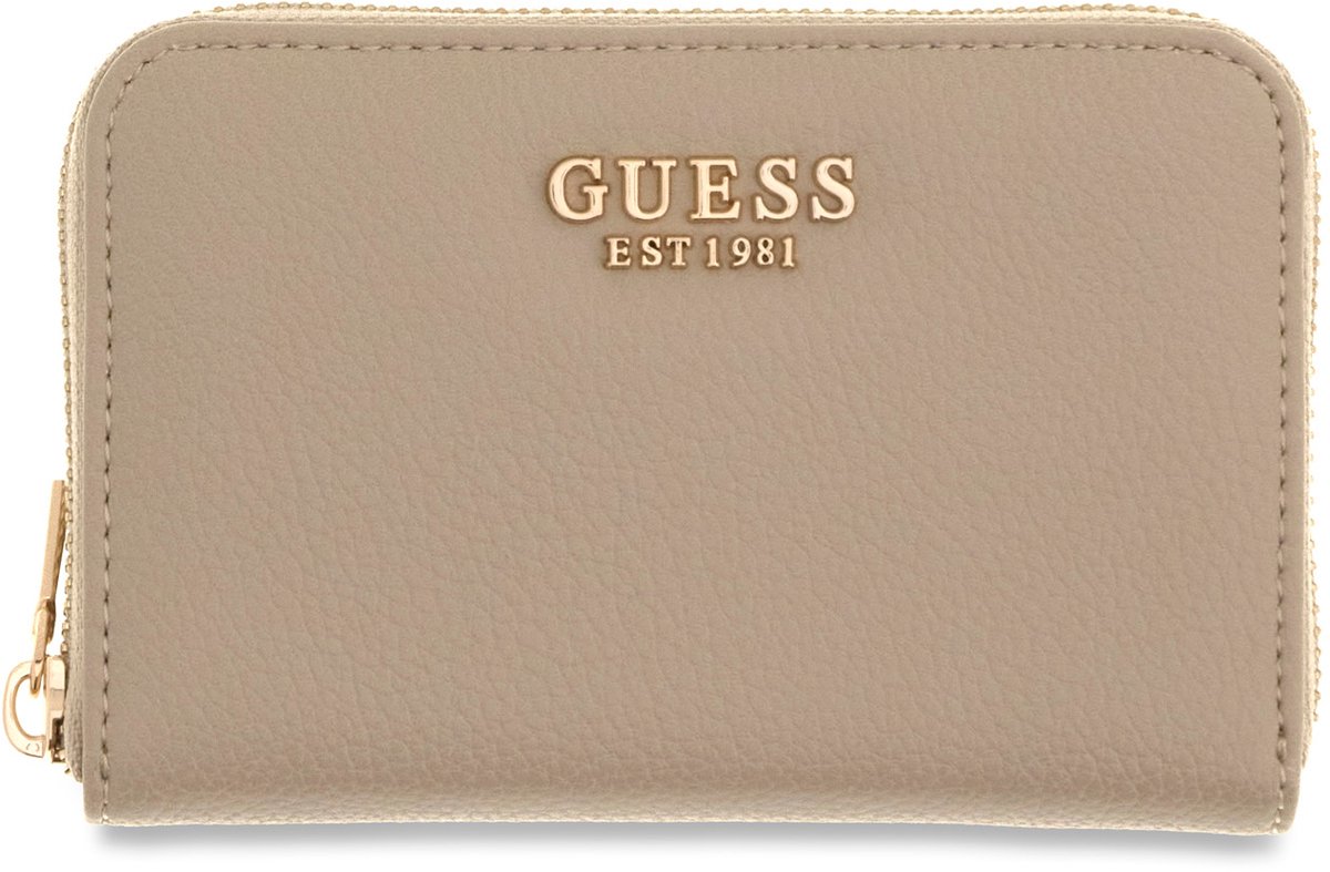 GUESS portemonnee Melody Logo SLG Zip Around Wallet Light Taupe