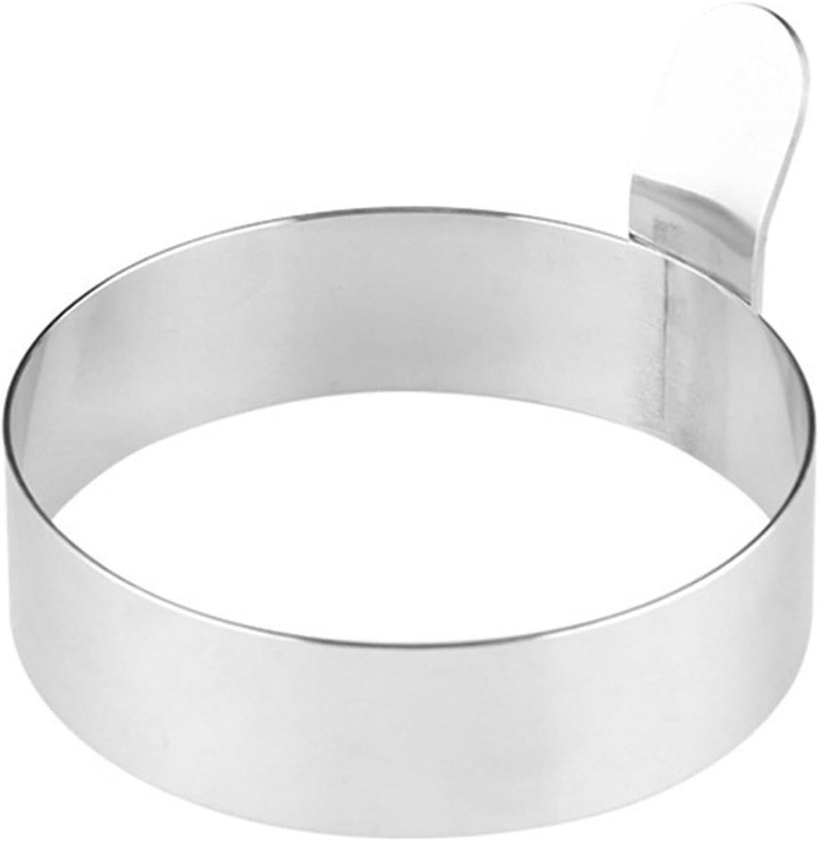 Eierring - Omeletring Bakvorm - Ontbijt Maken - Roestvrij Staal - 7.5 cm - Meerkleurig