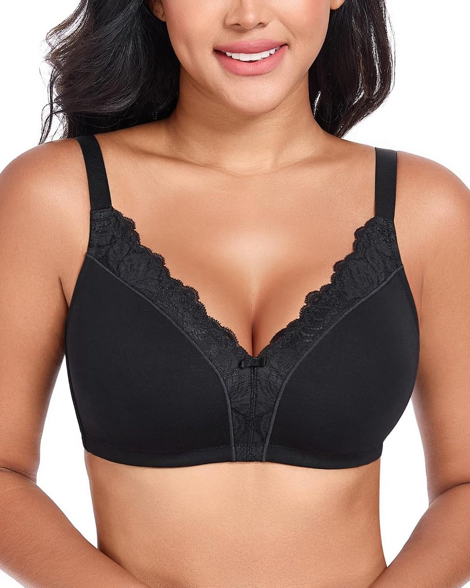 Damesbeha zonder beugel, zachte kanten bralette met zachte cups
