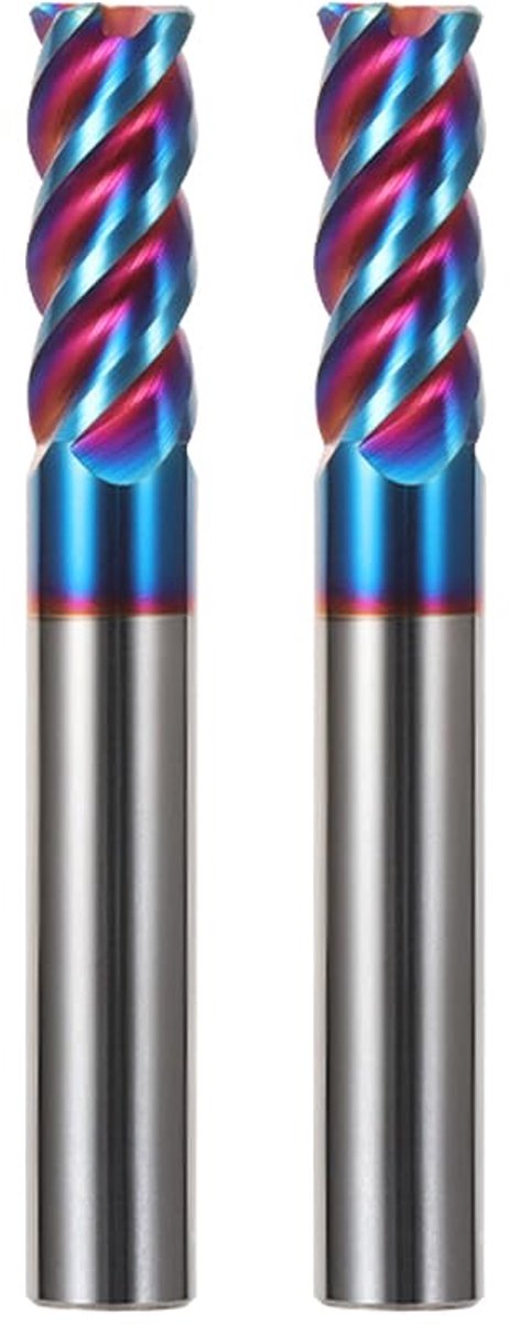 3,0 x 50 mm x 2, HRC65, NACO4-coating, 4 fluiten, high-performance CNC-frees voor metaal, koolstofstaal, roestvrij staal en gelegeerd staal