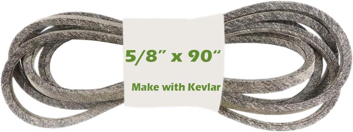 5/8 x 90" Grasmaaier Maaidekriem Tractor Aandrijfriem Maken met Kevlar Vervangen voor AYP 174368 532174368 voor Craftsman 33907 voor Husqvarna Jonsered 532174368 voor Poulan: 532174368 PP13007