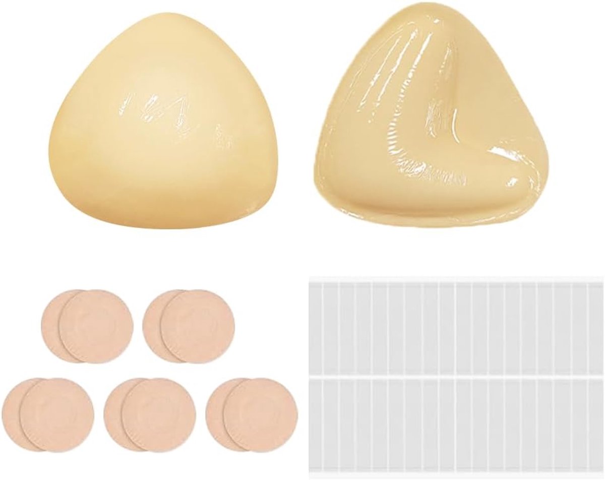 Pads, dubbelzijdig klevende push-up-tepelcovers, beha-pads, zelfklevend, 2-in-1 push-pads, kleefbeha, herbruikbaar en wasbaar tepelpads