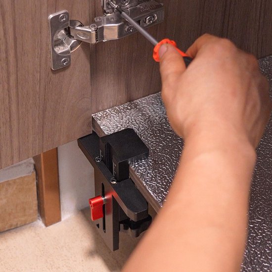 installatie positioneerder Kastdeur montage mal ondersteuning klem Kast mal hulp installatie gereedschap voor installatie, ponsen en positionering gereedschappen — afbeelding 3